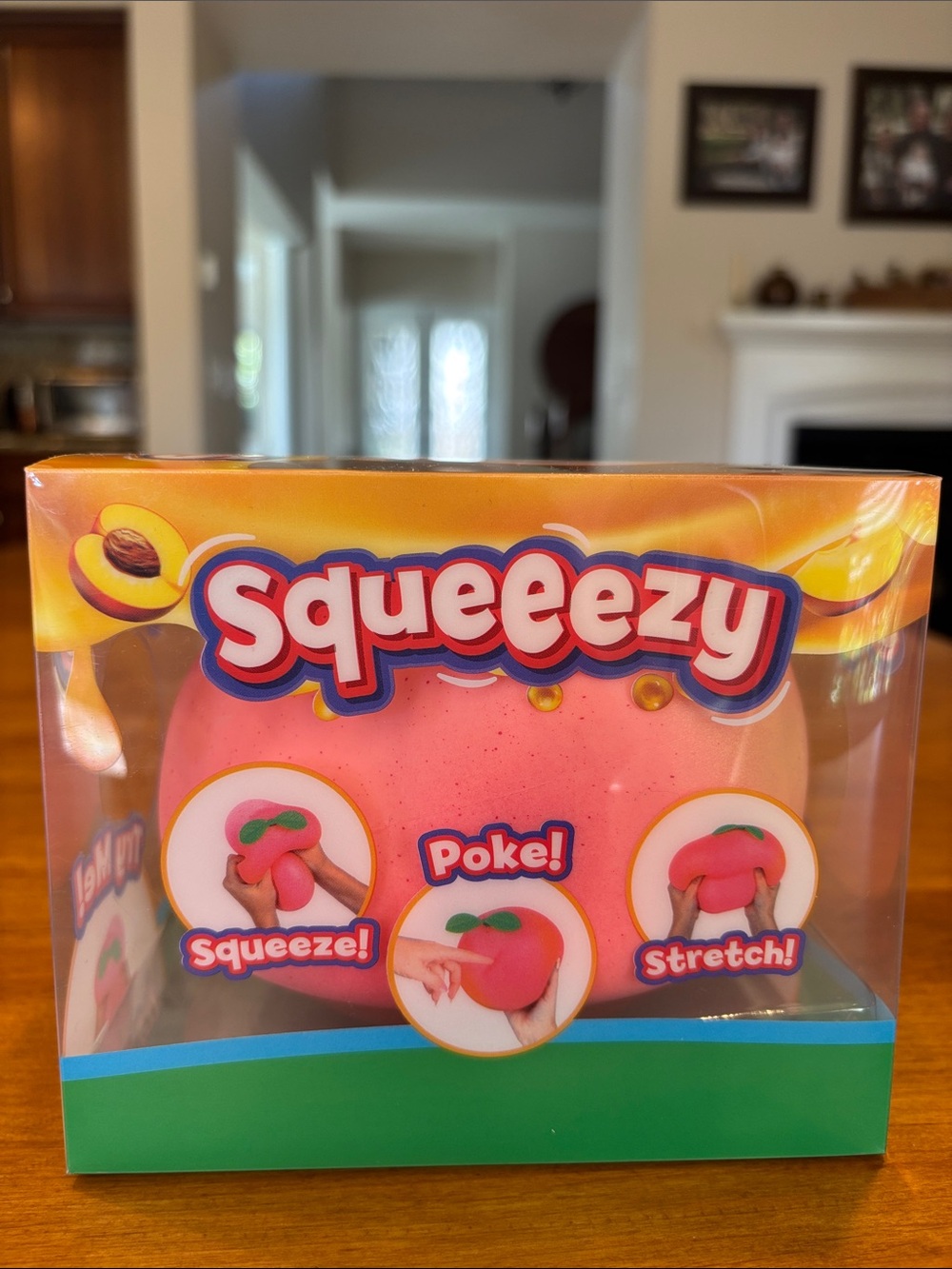 NEW PEACH SQUISHY VIRAL SENSORY SQUEEZY TOY Sunny Days Giggle Zone SATISFYING 🍑